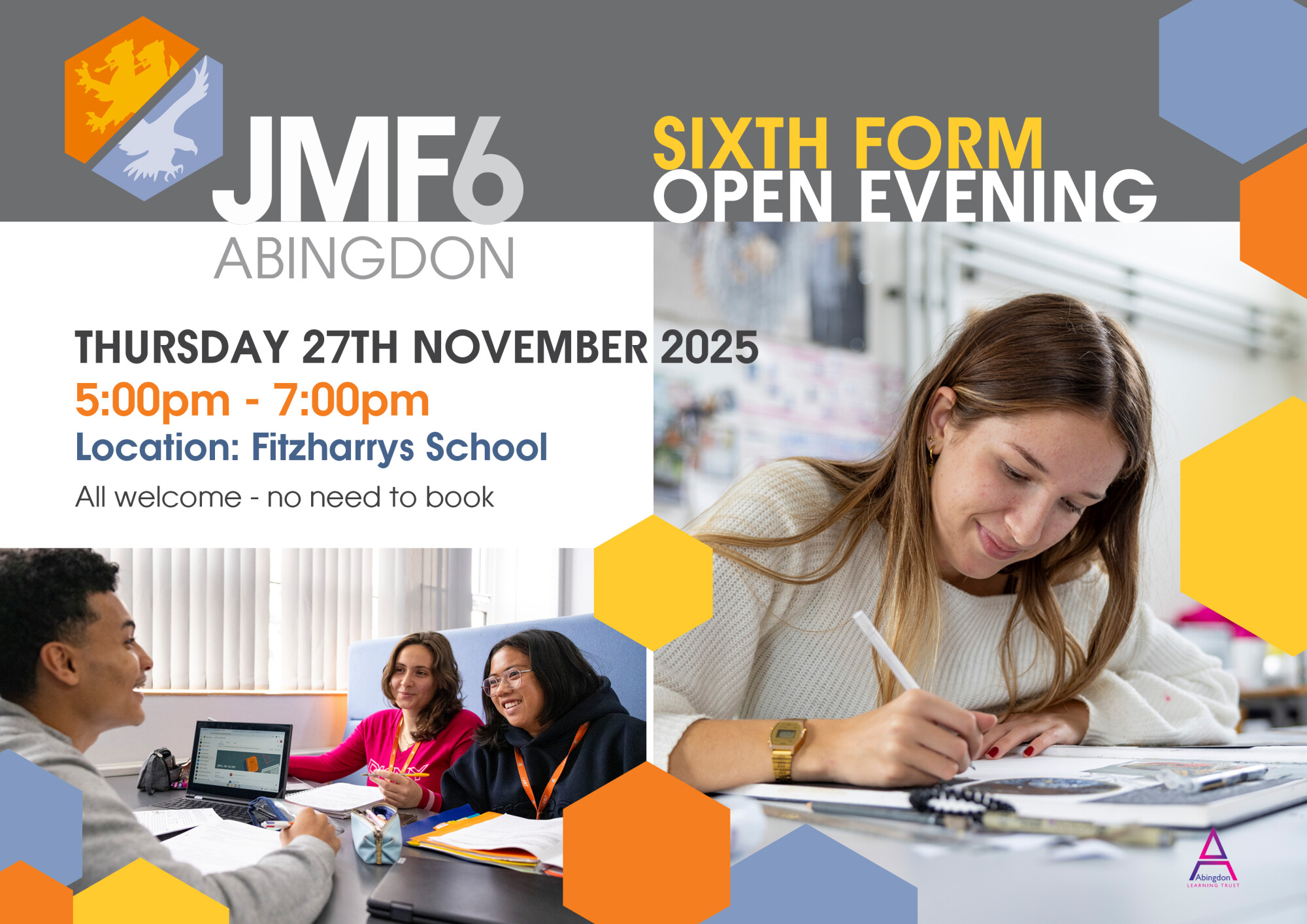 JMF6 A5 Leaflet Open Evening 2025 LS 2